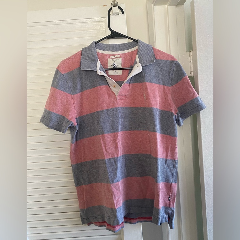 Nautica Heritage Spinnaker Slim Fit Polo Shirt Size Medium